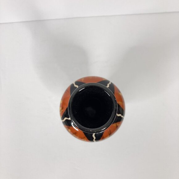 Vintage Tipi Pottery AZ Southwestern Vase Arizona Glazed Earth Tones Signed - Picture 5 of 10